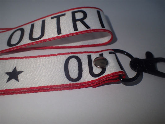 Fita e correia impressas sublimação do Webbing do poliéster com logotipo feito sob encomenda