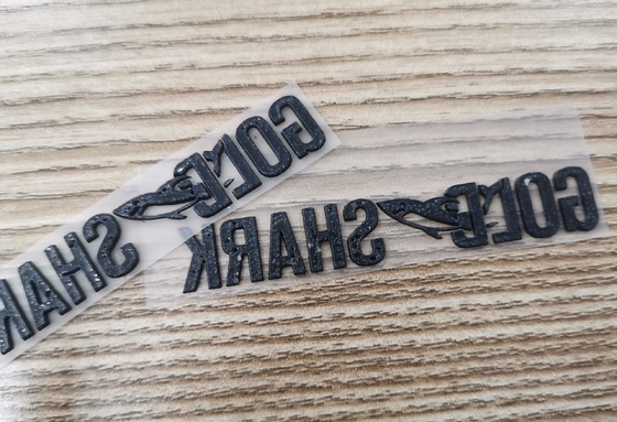 Personalizado imprimindo etiquetas da transferência térmica do silicone 3D para a roupa