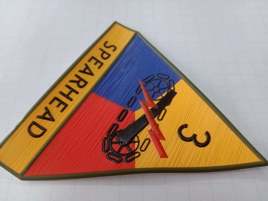 ferro de 3D TPU Logo Raised Heat Transfer Patches na etiqueta para o vestuário