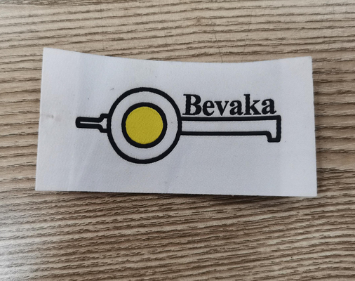 Aparamento tecido lavável da ourela das etiquetas da roupa da camisa de T para o vestuário