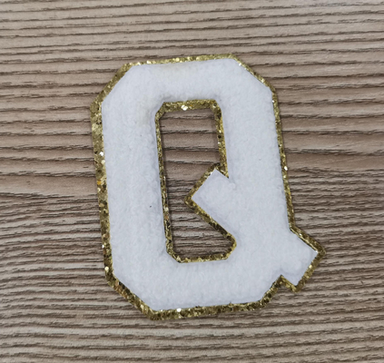 Os remendos bordados toalha da letra etiquetas da transferência térmica para a roupa