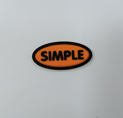 3M Reflective Embossed Custom costura em Logo Patches Silicone Badge