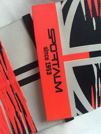 Parte alta macia etiquetas tecidas da roupa para costurar projetos personalizadas
