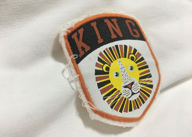 Remendos costurados costume da beira de Merrow, ferro da roupa em remendos bordados para camisas de T