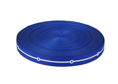 Correia elástica azul funky da faixa do diário, faixas elásticas de pano feito sob encomenda da largura de 3 - de 110mm