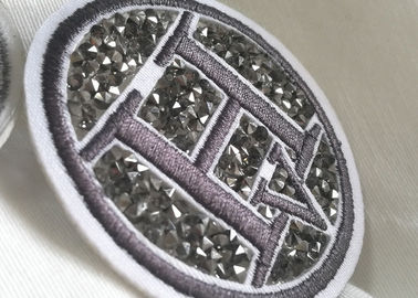 Remendos de borracha criativos do logotipo 3D, etiquetas laváveis da roupa do PVC da tela