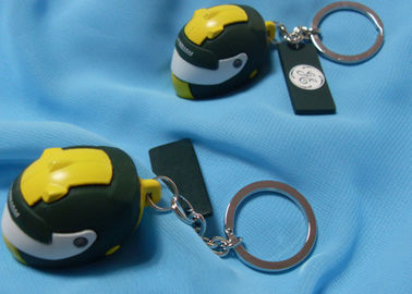 Presentes 100% relativos à promoção personalizados porta-chaves do silicone elegantes