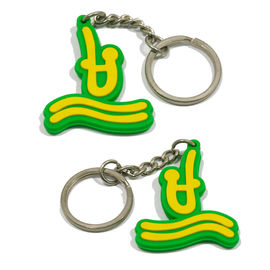 Keyring do pvc das portas-chaves clássicas do pvc do suporte 3d da chave do pvc do estilo 2d