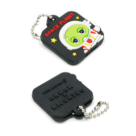 Presentes relativos à promoção personalizados para a borracha macia Keychain do PVC dos clientes 3D