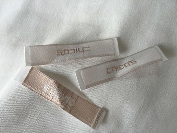 Eco - algodão amigável a roupa tecida etiqueta etiquetas para a roupa bordadas