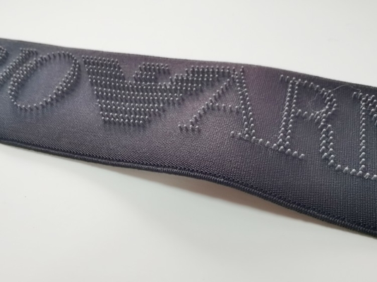 Faixa Eco de Dot Printed Logo Black Elastic da escova de dentes amigável