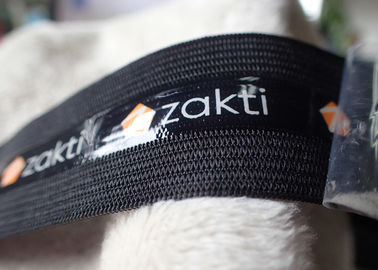 Fita colorida do Webbing do deslizamento da borracha de silicone anti para revestimentos/calças