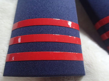Brilho e etiquetas macias da borracha de silicone impressos em ombros militares da roupa