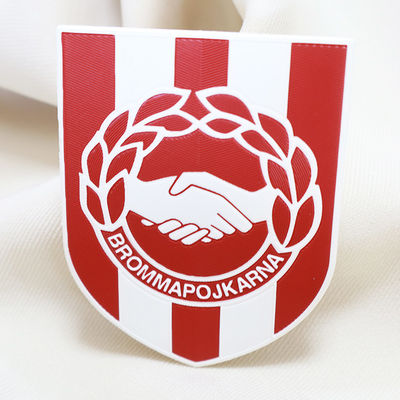 Logotipo em TPU em 3D em relevo Novel Impresso Custom Badge For Garment