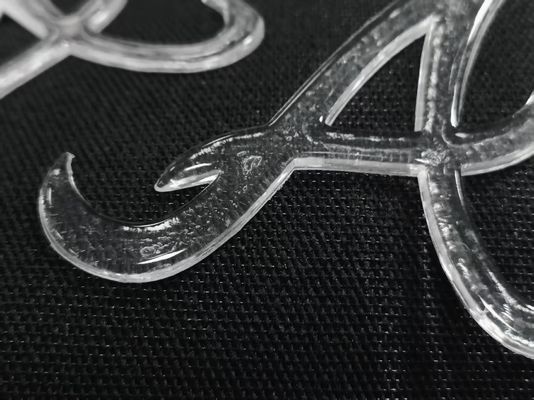 Imitação personalizada de gelo semitransparente brilhante TPU Logotipo de transferência de calor