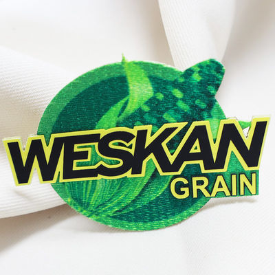 Impressão de sublimação personalizada de silicone Tatami Etiquetas de transferência de calor Nome de letra Autocolante de roupas de luxo