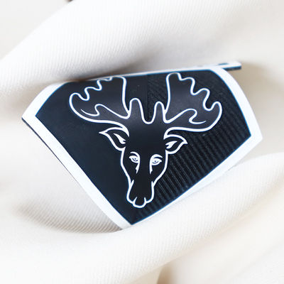 Logotipos 3D Personalizados em Silicone para Transferência de Calor, Patches de Borracha para Vestuário