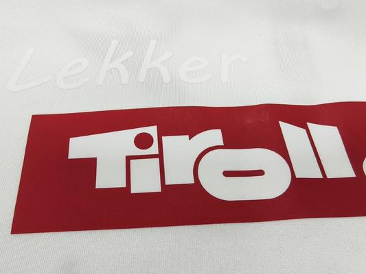 Etiqueta de Moda Personalizada Filme Adesivo DTF Em Transferência de Ferro PET Para Camisetas