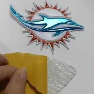 Emblemas de Transferência de Calor 3D Personalizados TPU Dourado, Etiquetas de Marca para Roupas Esportivas, Decoração de Vestuário Personalizada