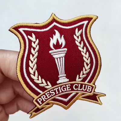 Patches bordados personalizados transferência de calor projetado para durável lavável com várias opções de cores para esqui usar e uniformes
