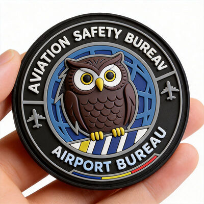 Embalagens TPU de alta frequência 3D personalizadas com material de silicone e logotipos personalizados para marcação de patches de vestuário e roupas duráveis