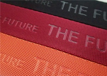 Alta frequência não elástica colorida do cabo/faixa do nylon com logotipo personalizado