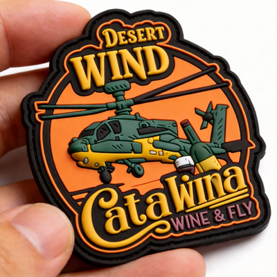 Embalagens TPU de alta frequência 3D personalizadas com material de silicone e logotipos personalizados para marcação de patches de vestuário e roupas duráveis