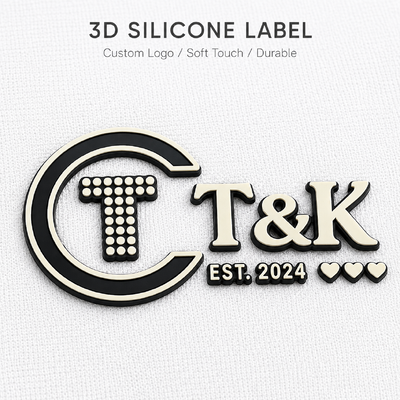 Etiquetas de transferência de calor de silicone personalizado premium com logotipo 3D para roupas de desporto roupas ativas sacos de jaquetas e marca de roupas de alta qualidade