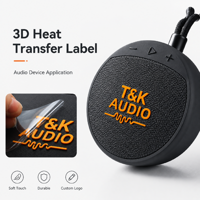 Designs Personalizados Ecológicos Etiquetas de Roupa com Transferência Térmica 3D Resistentes à lavagem até 40 lavagens