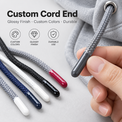 Cabo não elástico dos bens com términos para o revestimento, sapatas do silicone de Matt, sacos