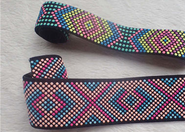O silicone personalizado pontilha GV impresso colorido BV da faixa elástica OEKO do jacquard