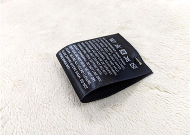 A etiqueta tecida da impressão da tela, costura imprimiu etiquetas para a roupa Eco - amigável