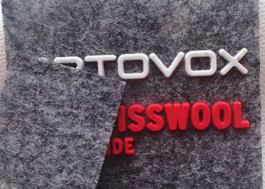 O costume sentiu o logotipo do silicone dos remendos da tela para GV BV dos chapéus/sacos/roupa OEKO
