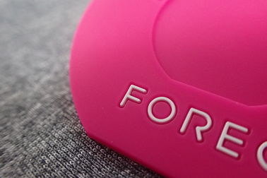 Os remendos de borracha cor-de-rosa do PVC 3D costuram - na água do estilo - impermeabilizam o teste padrão novo