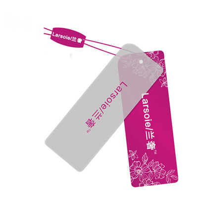 Feito sob encomenda próprios Hangtags de Logo Paper Pvc Jeans Paper do tipo para a roupa